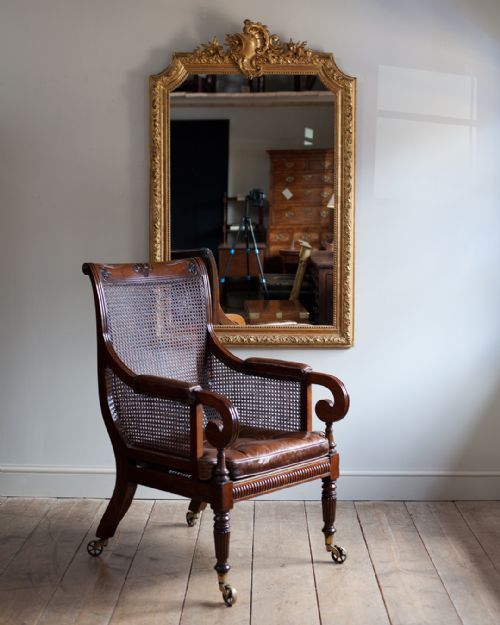 19TH CENTURY FRENCH GILT OVERMANTLE MIRROR - ADDITIONAL PHOTO 2
