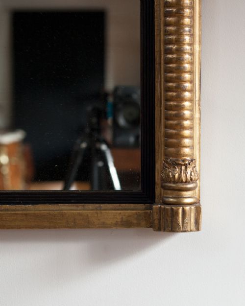 GOOD QUALITY REGENCY GILT OVERMANTEL MIRROR - ADDITIONAL PHOTO 4