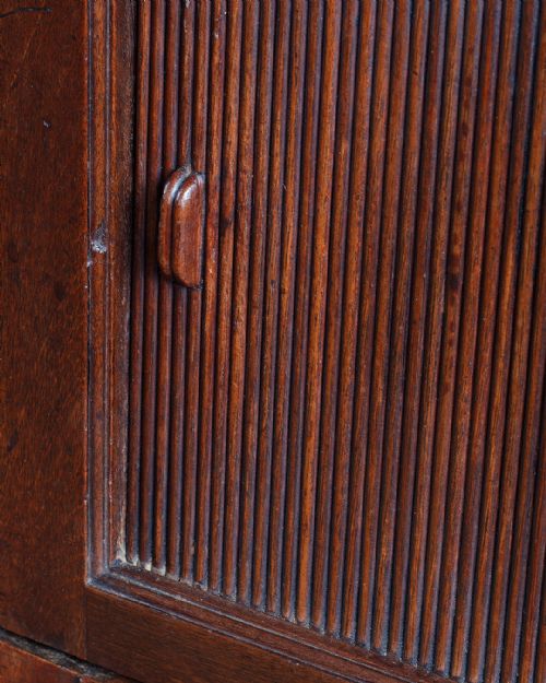 GEORGE III MAHOGANY TRAY TOP COMMODE - ADDITIONAL PHOTO 4