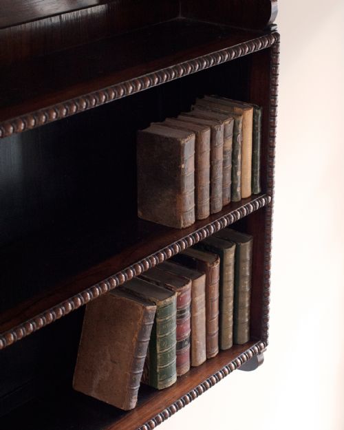 WILLIAM IV ROSEWOOD WALL HANGING SHELVES - ADDITIONAL PHOTO 3