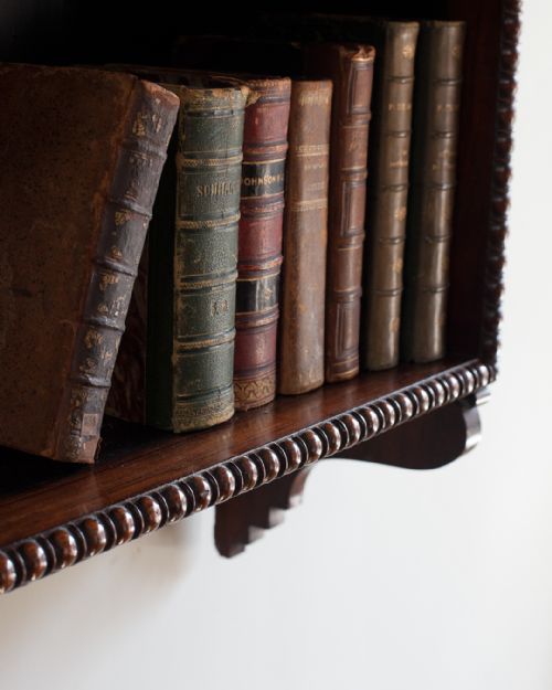 WILLIAM IV ROSEWOOD WALL HANGING SHELVES - ADDITIONAL PHOTO 4