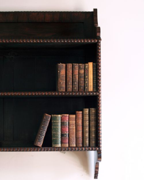 WILLIAM IV ROSEWOOD WALL HANGING SHELVES - ADDITIONAL PHOTO 6