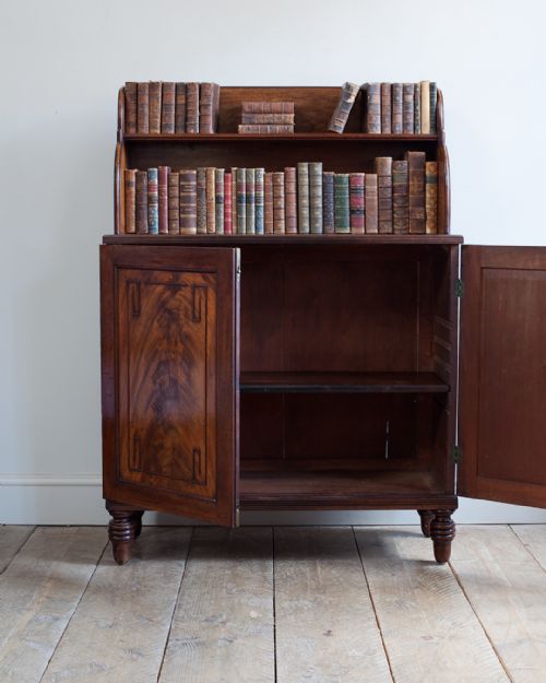 REGENCY MAHOGANY SIDE CABINET - ADDITIONAL PHOTO 3