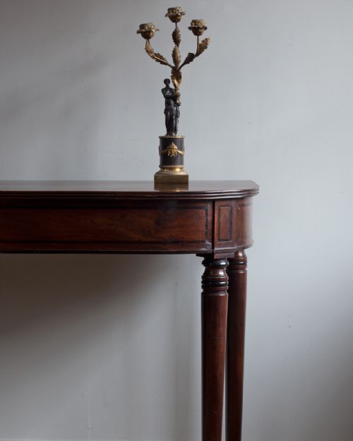 LATE REGENCY MAHOGANY SERVING TABLECONSOLE TABLE - ADDITIONAL PHOTO 2