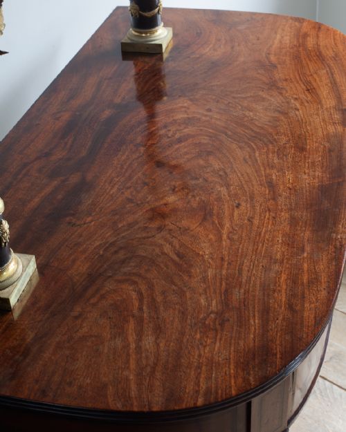 LATE REGENCY MAHOGANY SERVING TABLECONSOLE TABLE - ADDITIONAL PHOTO 4