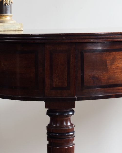LATE REGENCY MAHOGANY SERVING TABLECONSOLE TABLE - ADDITIONAL PHOTO 5