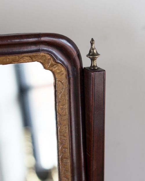 GEORGE III MAHOGANY TOILET MIRROR - ADDITIONAL PHOTO 2
