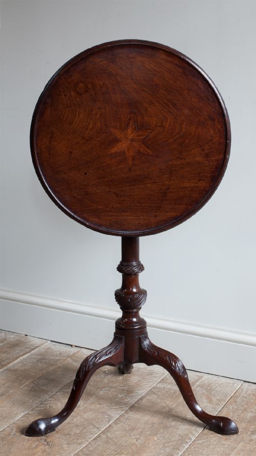 GEORGE III MAHOGANY TRIPOD TABLE - ADDITIONAL PHOTO 4