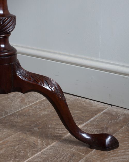 GEORGE III MAHOGANY TRIPOD TABLE - ADDITIONAL PHOTO 7