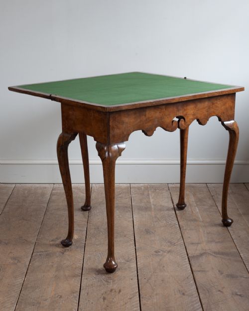 GEORGE I WALNUT AND ASH CARD TABLE - ADDITIONAL PHOTO 1