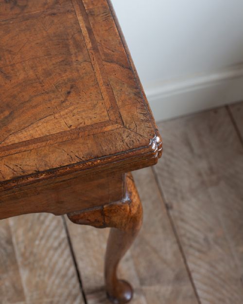 GEORGE I WALNUT AND ASH CARD TABLE - ADDITIONAL PHOTO 3