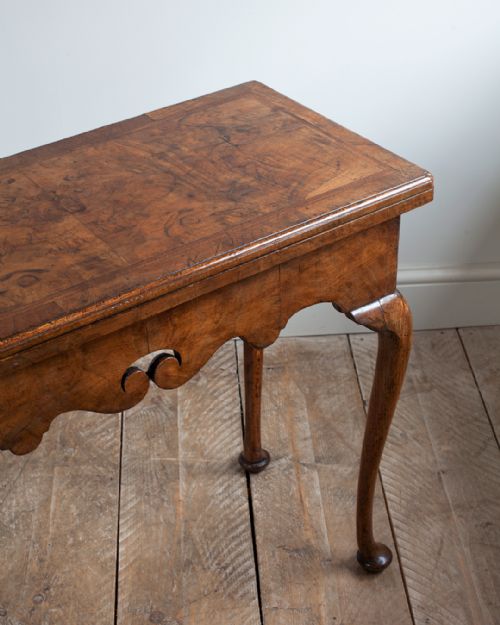 GEORGE I WALNUT AND ASH CARD TABLE - ADDITIONAL PHOTO 4