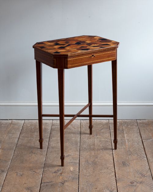 george iii specimen work table - CATEGORY: ANTIQUE TABLES - DATED 19TH CENTURY