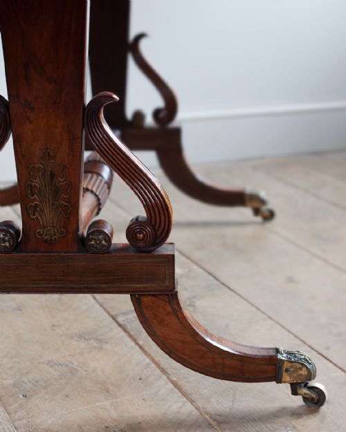 REGENCY ROSEWOOD SOFA TABLE - ADDITIONAL PHOTO 10