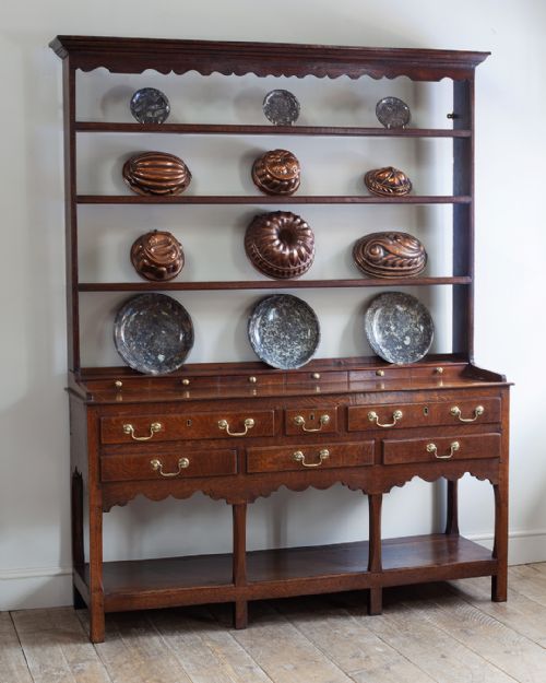 GEORGE III OAK WELSH DRESSER - ADDITIONAL PHOTO 1