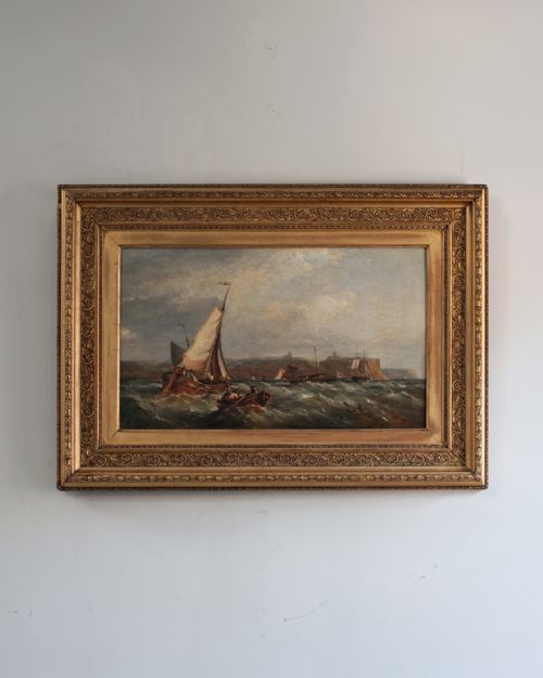 oil on canvas - CATEGORY: ANTIQUE ART - DATED 19TH CENTURY