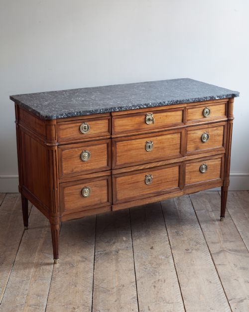LATE 18TH CENTURY FRENCH MAHOGANY COMMODE - ADDITIONAL PHOTO 1