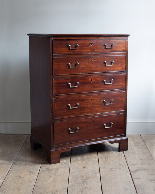 george iii mahogany secretaire chest of drawers - CATEGORY: ANTIQUE CHEST OF DRAWERS - DATED GEORGIAN