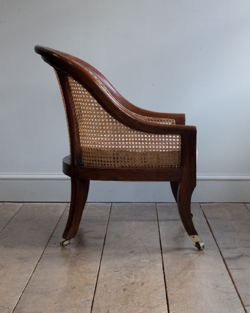 REGENCY CANED TUB CHAIR - ADDITIONAL PHOTO 1