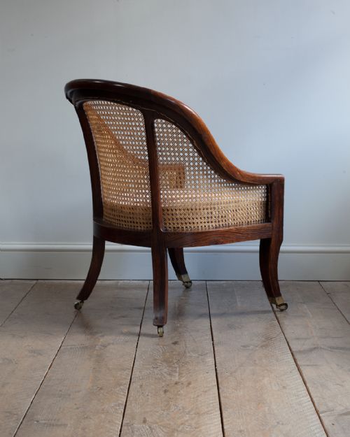 REGENCY CANED TUB CHAIR - ADDITIONAL PHOTO 2