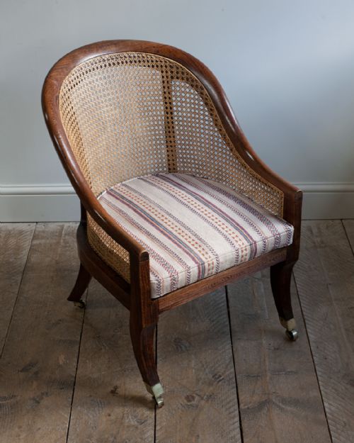 REGENCY CANED TUB CHAIR - ADDITIONAL PHOTO 4