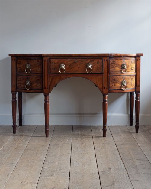 regency mahogany breakfront sideboard - CATEGORY: ANTIQUE SIDEBOARDS - DATED 19TH CENTURY