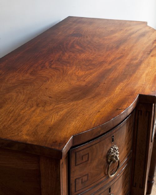 REGENCY MAHOGANY BREAKFRONT SIDEBOARD - ADDITIONAL PHOTO 4