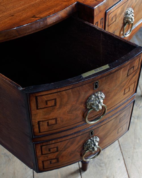 REGENCY MAHOGANY BREAKFRONT SIDEBOARD - ADDITIONAL PHOTO 5