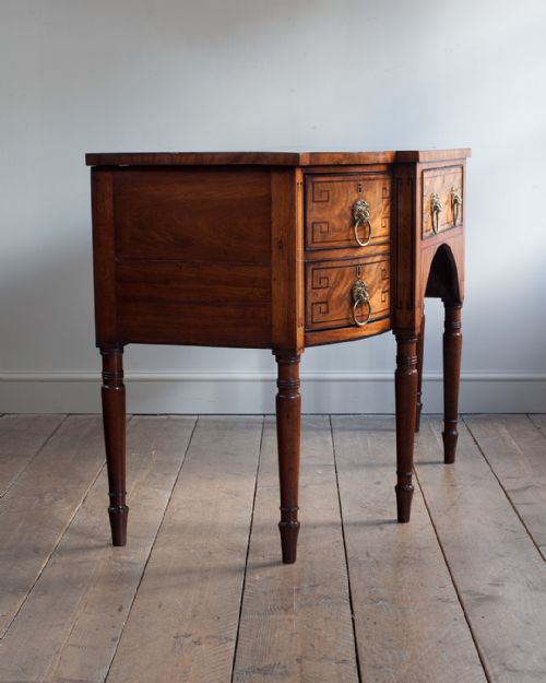 REGENCY MAHOGANY BREAKFRONT SIDEBOARD - ADDITIONAL PHOTO 10