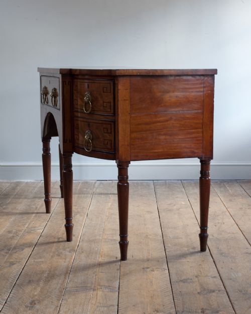 REGENCY MAHOGANY BREAKFRONT SIDEBOARD - ADDITIONAL PHOTO 11