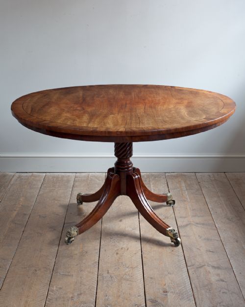 regency mahogany centre table - CATEGORY: ANTIQUE TABLES - DATED 19TH CENTURY