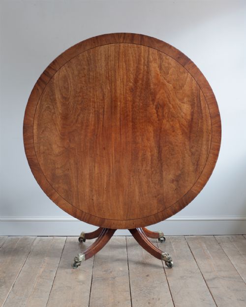 REGENCY MAHOGANY CENTRE TABLE - ADDITIONAL PHOTO 1