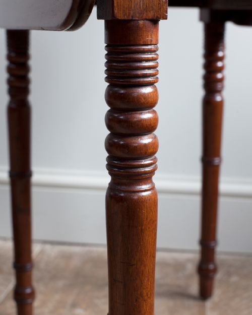 REGENCY MAHOGANY WORK TABLE - ADDITIONAL PHOTO 6