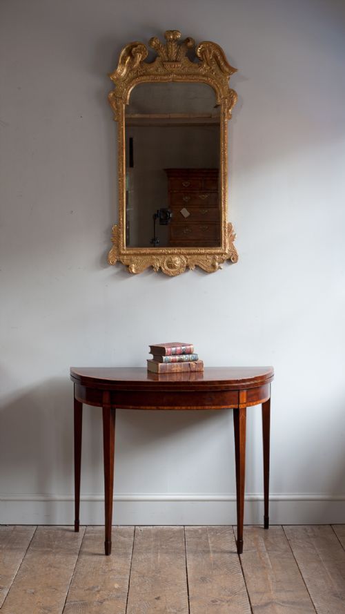 SUPERB GEORGE II GILT WALL MIRROR - ADDITIONAL PHOTO 6