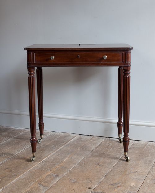 REGENCY MAHOGANY CHAMBER WRITING TABLE - ADDITIONAL PHOTO 1