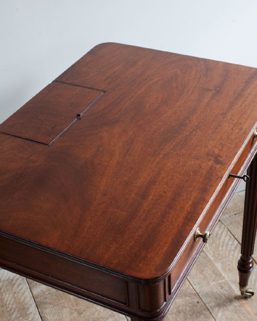 REGENCY MAHOGANY CHAMBER WRITING TABLE - ADDITIONAL PHOTO 3