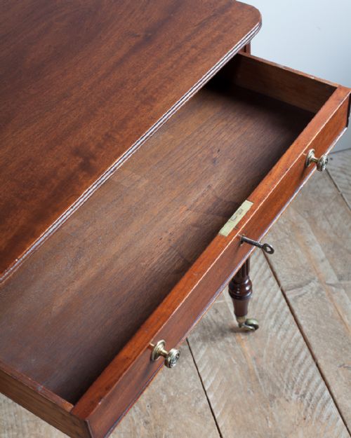 REGENCY MAHOGANY CHAMBER WRITING TABLE - ADDITIONAL PHOTO 6