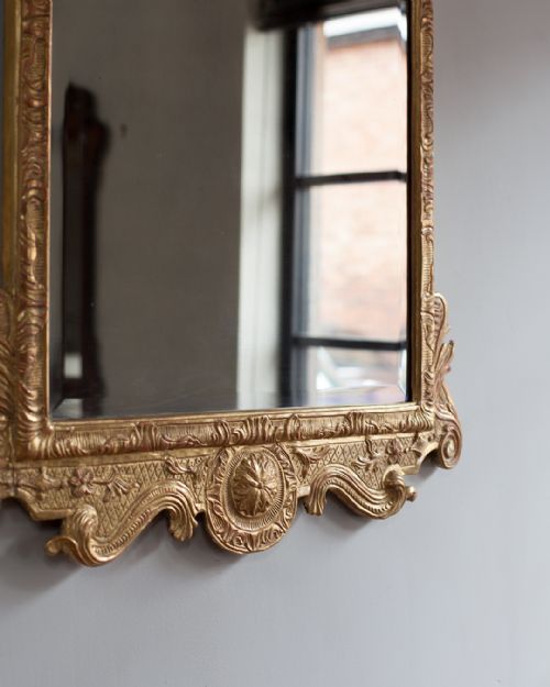 GEORGE II GILT WALL MIRROR - ADDITIONAL PHOTO 3