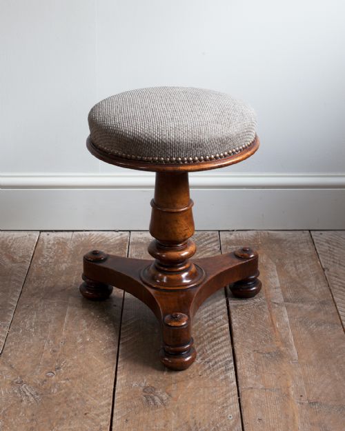 william iv mahogany piano stool - CATEGORY: ANTIQUE STOOLS - DATED 19TH CENTURY