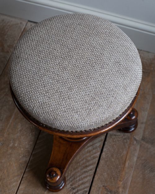 WILLIAM IV MAHOGANY PIANO STOOL - ADDITIONAL PHOTO 6