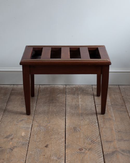 19TH CENTURY MAHOGANY LUGGAGE RACK - ADDITIONAL PHOTO 1