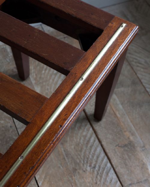 19TH CENTURY MAHOGANY LUGGAGE RACK - ADDITIONAL PHOTO 3