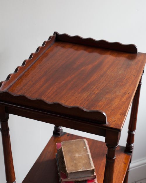 19TH CENTURY MAHOGANY WHATNOT - ADDITIONAL PHOTO 3