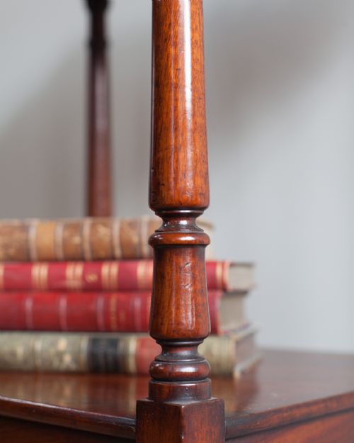 19TH CENTURY MAHOGANY WHATNOT - ADDITIONAL PHOTO 4