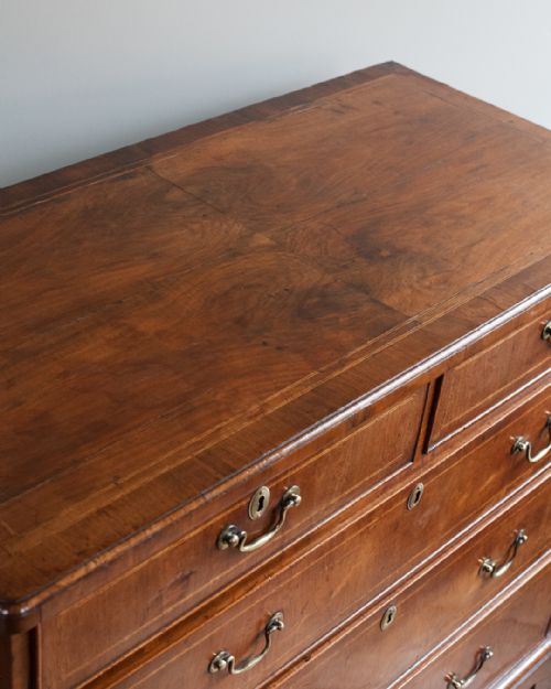 GEORGE II WALNUT CHEST OF DRAWERS - ADDITIONAL PHOTO 2