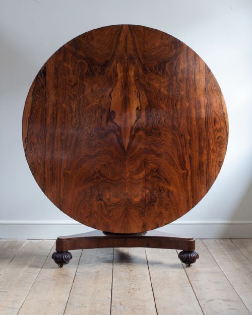 WILLIAM IV ROSEWOOD CENTRE TABLE - ADDITIONAL PHOTO 1