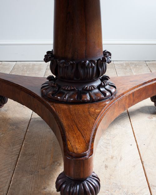 WILLIAM IV ROSEWOOD CENTRE TABLE - ADDITIONAL PHOTO 3