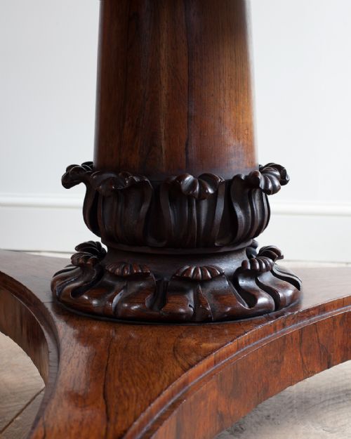 WILLIAM IV ROSEWOOD CENTRE TABLE - ADDITIONAL PHOTO 4