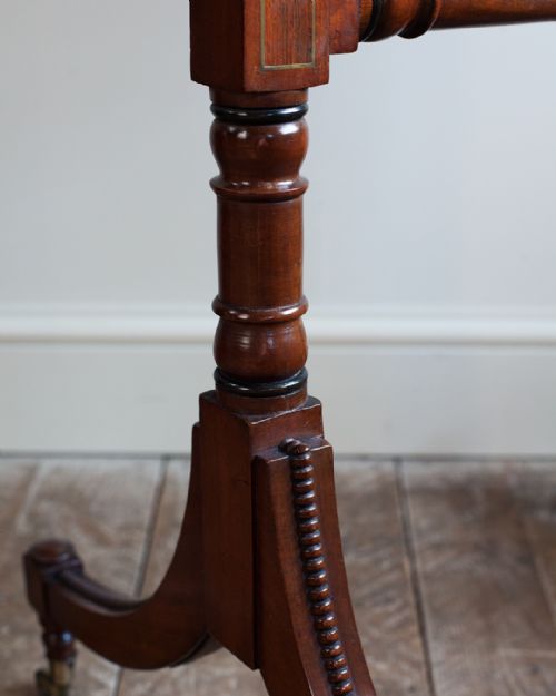 19TH CENTURY MAHOGANY CHEVAL MIRROR - ADDITIONAL PHOTO 4