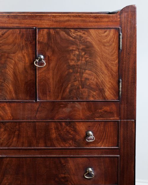 GEORGE III TRAY TOP COMMODE - ADDITIONAL PHOTO 2